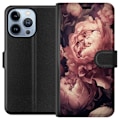 Miniatyrbillede 1 af 4: Apple iPhone 13 Pro Tegnebogsetui Blomster