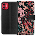 Miniatyrbillede 1 af 3: Apple iPhone 11 Tegnebogsetui Blomster