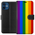 Miniatyrbillede 1 af 3: Apple iPhone 12 mini Tegnebogsetui Pride Flagga