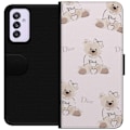 Miniatyrbillede 1 af 3: Samsung Galaxy A82 5G Tegnebogsetui Teddy Dior Vibes - luksuriøs bamse i modetil