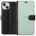 Miniatyrbillede 1 af 3: Apple iPhone 15 Tegnebogsetui Hjerte Grøn