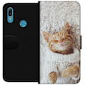 Pikkukuva 1 / 3: Huawei Y6 (2019) Lompakkokotelo Kitten Neule