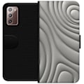 Pikkukuva 1 / 3: Samsung Galaxy Note20 Lompakkokotelo Hopea-aallot