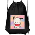Miniatyrbillede 1 af 4: Gymnastikpose | Let Træningstaske til Voksne Kawaii Sanrio Pochacco sort Voksen