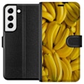 Miniatyrbillede 1 af 3: Samsung Galaxy S22 5G Tegnebogsetui Banan mønster