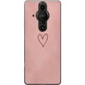 Kompatibelt Mobildeksel til Sony Xperia Pro-I Rosa hjerte rosa
