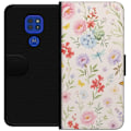 Miniatyrbilde 1 av 3: Motorola Moto G9 Play Lommeboketui Blomster