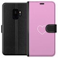 Miniatyrbillede 1 af 3: Samsung Galaxy S9 Tegnebogsetui Hjerte