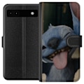 Pikkukuva 1 / 3: Google Pixel 6a Lompakkokotelo Stitch Söpö Alien - Sininen Suosikki Ulkoavaruudesta