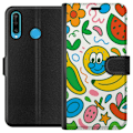 Miniatyrbillede 1 af 3: Huawei P30 lite Tegnebogsetui Sommerfugle Slør