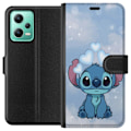 Miniatyrbild 1 av 3: Xiaomi Redmi Note 12 Plånboksfodral Stitch Hoppande Glädje – Rolig Design för Present