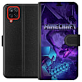 Miniatyrbillede 1 af 3: Samsung Galaxy A12 Tegnebogsetui Minecraft