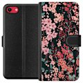 Miniatyrbillede 1 af 3: Apple iPhone 8 Tegnebogsetui Blomster