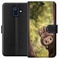 Miniatyrbillede 1 af 3: Samsung Galaxy A6 (2018) Tegnebogsetui Labubu Graffiti Vibes