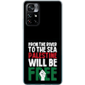 Miniatyrbilde 1 av 3: Xiaomi Poco M4 Pro 5G Gjennomsiktig deksel Fri Palestina