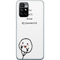 Miniatyrbild 1 av 3: Xiaomi Redmi 10 Genomskinligt Skal You Don’t Know My Password – edgy textmotiv med attityd