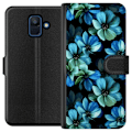 Miniatyrbillede 1 af 3: Samsung Galaxy A6 (2018) Tegnebogsetui Midnat Have