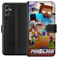 Miniatyrbillede 1 af 3: Samsung Galaxy A24 4G Tegnebogsetui Minecraft