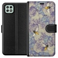 Miniatyrbilde 1 av 3: Samsung Galaxy A22 5G Lommeboketui Blomster