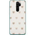 Pikkukuva 1 / 3: Xiaomi Redmi Note 8 Pro  Läpinäkyvä kuori Teddy-tausta - söpöt teddykarhut pehmeällä taustalla