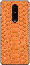 Kompatibelt Mobildeksel til OnePlus 8 Oransje reptilskjell oransje