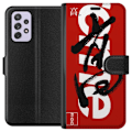 Pikkukuva 1 / 3: Samsung Galaxy A52s 5G Lompakkokotelo Supreme Punainen Graffiti Katupukeutuminen Suunnittelu Muotikuvake Trendikäs Graffiti Kuviointi Suosittu Urbaan