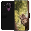 Pikkukuva 1 / 3: Nokia 5.4 Lompakkokotelo Labubu Graffiti Vibes – Katutaide hirviömuodossa