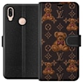 Pikkukuva 1 / 3: Huawei P20 lite Lompakkokotelo Louis Vuitton Teddykarhu Kuvio Ylellinen Muotisuunnittelu Suosittu Motiivi Muoti-Trendi Ylelliset Asusteet