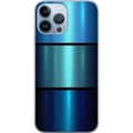 Kompatibelt Mobilskal till Apple iPhone 13 Pro Max Blue Metallic Stripes