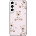 Miniatyrbillede 1 af 3: Samsung Galaxy S22+ 5G Gennemsigtig cover Teddy Dior Vibes - luksuriøs bamse i modetil