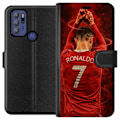 Miniatyrbillede 1 af 3: Motorola Moto G60S Tegnebogsetui Ronaldo