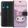 Miniatyrbillede 1 af 3: Huawei P30 lite Tegnebogsetui Kuromi Kawaii