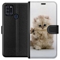 Miniatyrbillede 1 af 3: Samsung Galaxy A21s Tegnebogsetui Kat