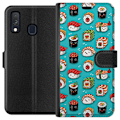 Miniatyrbillede 1 af 3: Samsung Galaxy A40 Tegnebogsetui Sushi