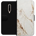 Miniatyrbillede 1 af 3: OnePlus 7 Pro Tegnebogsetui Hvid marmor