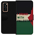 Miniatyrbild 1 av 3: Huawei P40 Plånboksfodral Stand with Palestine – solidaritetsdesign med starkt budskap