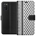 Pikkukuva 1 / 3: Samsung Galaxy A02s Lompakkokotelo Palestiinalainen kuvio - perinteiseen tyyliin inspiroima keffiyeh-kangas