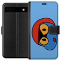 Miniatyrbillede 1 af 3: Google Pixel 6a Tegnebogsetui Bold Bot Head