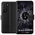 Pikkukuva 1 / 3: Samsung Galaxy S21+ 5G Lompakkokotelo Black Mirror Sci-Fi Netf