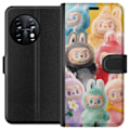 Miniatyrbillede 1 af 3: OnePlus 11R Tegnebogsetui Labubu Skitse Stil