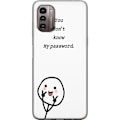 Miniatyrbild 1 av 3: Nokia G21 Genomskinligt Skal You Don’t Know My Password – edgy textmotiv med attityd