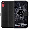 Pikkukuva 1 / 3: Apple iPhone XR Lompakkokotelo Black Mirror Sci-Fi Netflix -sarja Dystopia Teknologia Cyberpunk Synkkä TV Videopeli Teema
