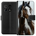 Pikkukuva 1 / 3: OnePlus 10 Pro Lompakkokotelo Hevonen Eläimet Aihe Graafinen Suunnittelu Luonto Vahva Aihe Suosittu Taide Eläinten Teema Ratsastus