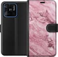 Kompatibelt Plånboksfodral till Xiaomi Redmi 10C Rosa