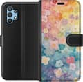 Kompatibelt Plånboksfodral till Samsung Galaxy A32 5G Småblomster