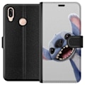 Pikkukuva 1 / 3: Huawei P20 lite Lompakkokotelo Stitch liikkeessä - Kawaii-suunnittelu faneille ja lapsille