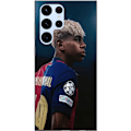 Miniatyrbillede 1 af 3: Samsung Galaxy S22 Ultra 5G Gennemsigtig cover Lamine Yamal - Barcelonas Wunderkind i fokus