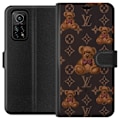 Miniatyrbillede 1 af 3: Xiaomi Mi 10T Pro 5G Tegnebogsetui Louis Vuitton Teddybjørn Mønster Luksus Mode Design Populært Motiv Mode Trend Luksuriøse Accessories