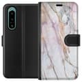 Kompatibelt Lommeboketui til Sony Xperia 5 IV Marmor