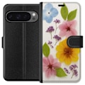 Miniatyrbillede 1 af 3: Google Pixel 9 Pro XL Tegnebogsetui Pressede blomster